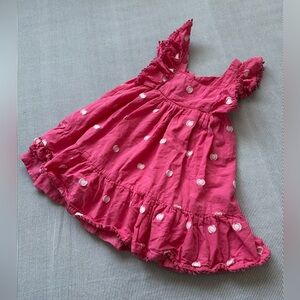 Max Studio Pink Dress with White Accents